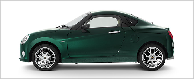 絵画 copen ダイハツL880Kコペンの水彩車イラスト Watercolor car